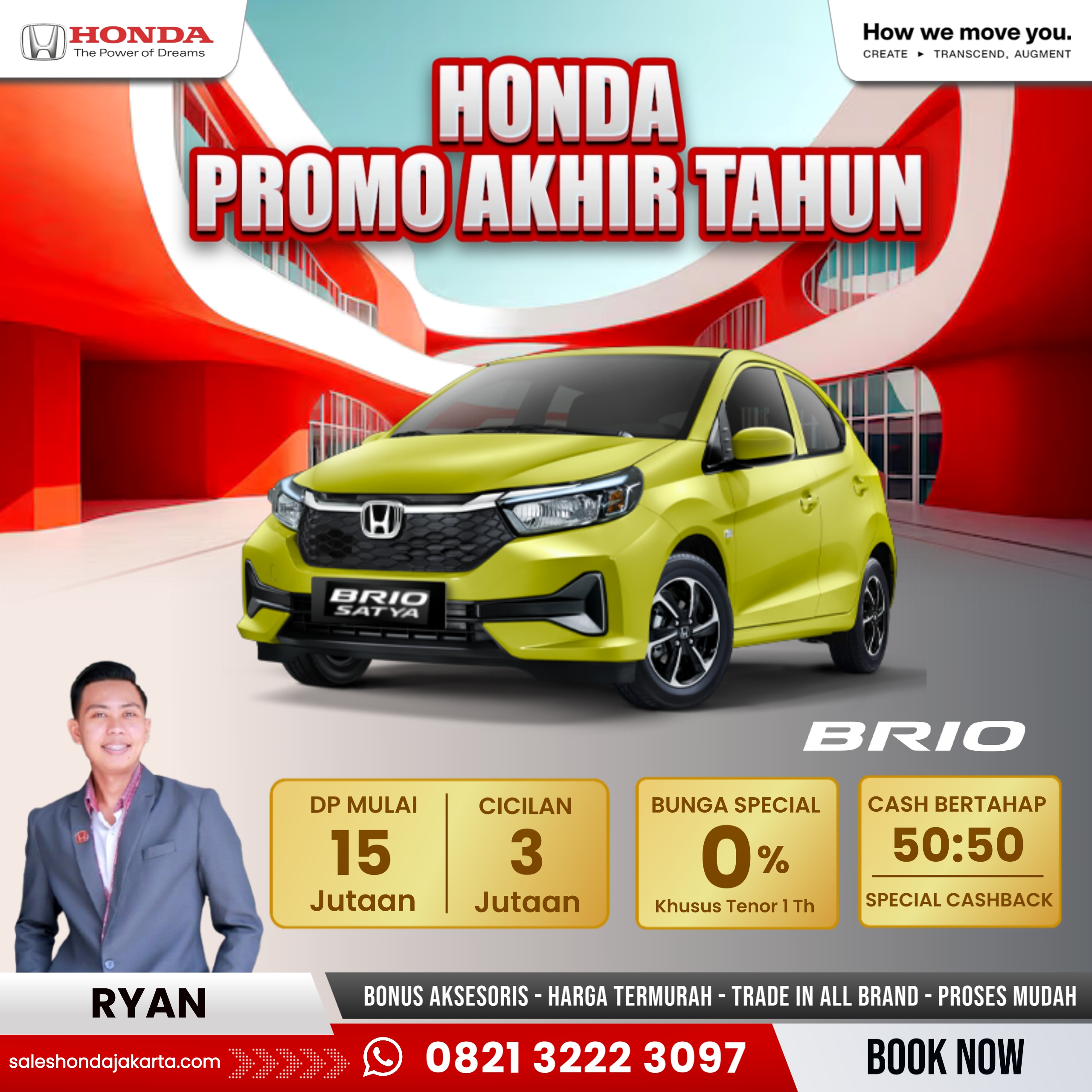 PROMO HONDA BRIO AKHIR TAHUN 2025 JAKARTA