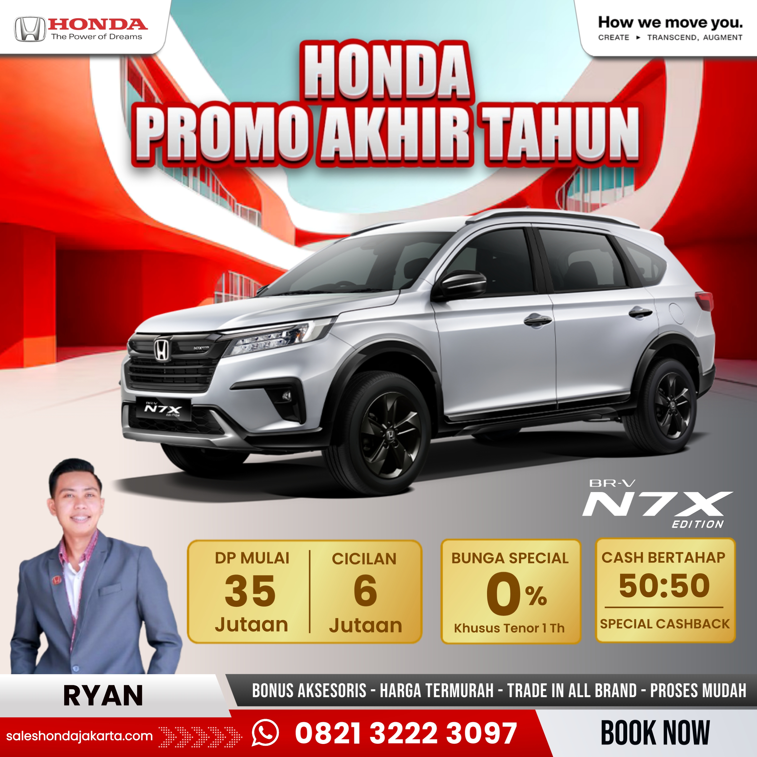 PROMO HONDA BR-V AKHIR TAHUN 2025 JAKARTA
